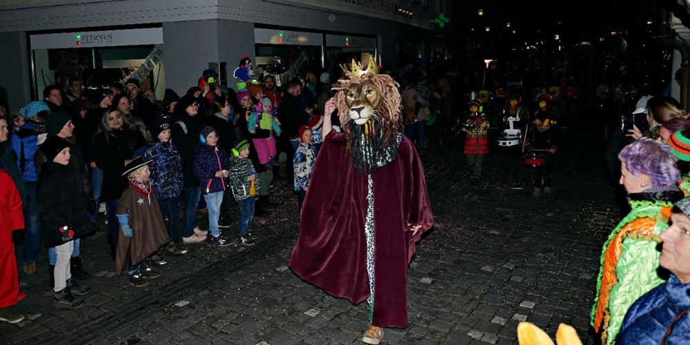 Guggenmusik Räbafäger an der letzten Durchführung des Urknalls.