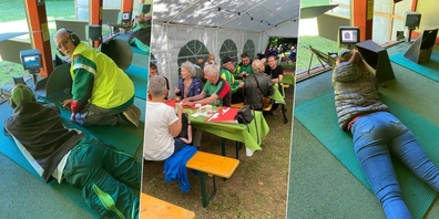 Impressionen vom Schützenverein Uznach beim Feldschiessen 2021.