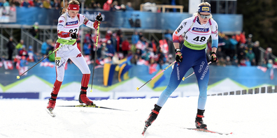 Gibt es in der Biathlon Arena auf der Lenzerheide wie an der Junioren-WM 2020 bald packende Duelle um den WM-Titel? (Bild: Franz Feldmann)