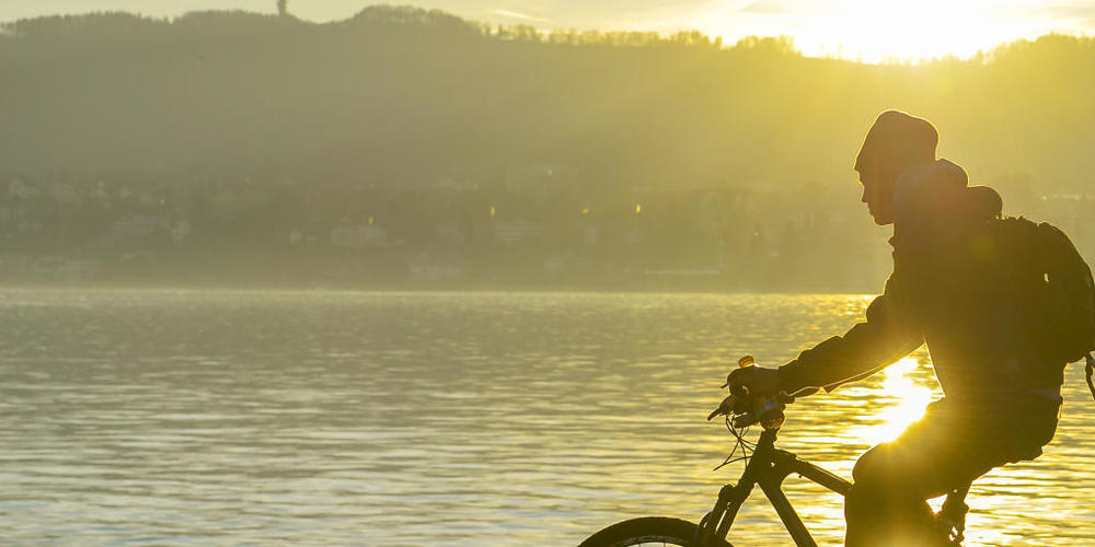 Der Bodensee-Radweg wurde im vergangenen Jahr rege genutzt. (Symbolbilder)