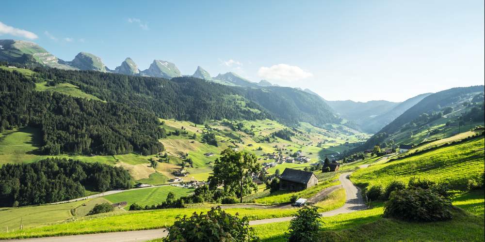 Das prächtige Toggenburg bei schönstem Wetter 