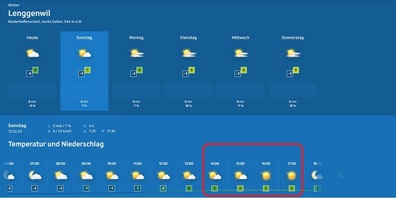 Petrus sorgt für einen sonnigen Umzugstag!
