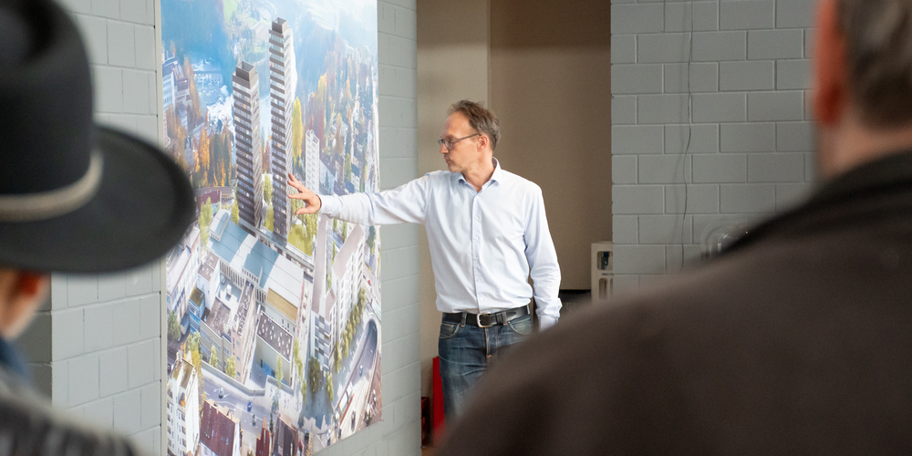 Der Supermarkt soll in der Halle 22 der Überbauung der Halter AG auf dem Rhytech-Areal realisiert werden. (Archivbild)