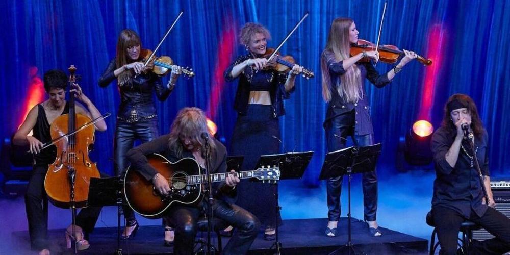 Die Hard-Rock-Band Gotthard wird  im August in Glarus neben der Streicherformation G-Strings (im Bild) zusätzlich durch das Sinfonieorchester Tifico unterstützt. (Archivbild)