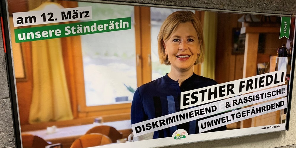 Statt zu diskutieren, schiesst man auf die Frau