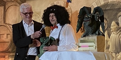 Roger Wichser (rechts im Bild) ist Träger des Drachenpreises 2023!