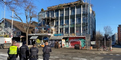 Die Räumung des Kochareals verlief ohne grössere Probleme. 