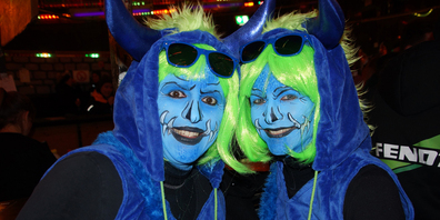 Fröhliche Butzi haben Spass: Dörflifasnacht Schübelbach 2023.
