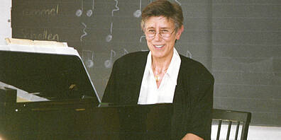 Annemarie Brassel (15.5.1938 - 26.1.2023) in einer Aufnahme von 1998