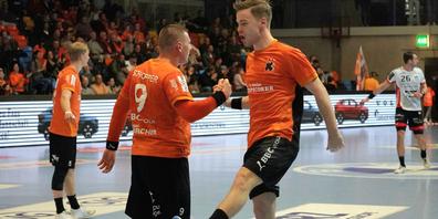 Mit 31:24 schlugen die Kadetten im Spitzenkampf Pfadi Winterthur und festigten so den zweiten Tabellenplatz.