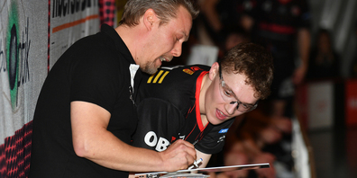Trainer Janne Mälkiä hat die Red Devils gut auf die Playouts vorbereitet.