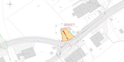 Der Wendehammer (orange) an der Verzweigung der Bergli- und der Berglihöhstrasse fällt bei den kantonalen Instanzen durch, auch wegen der Verkehrssicherheit.