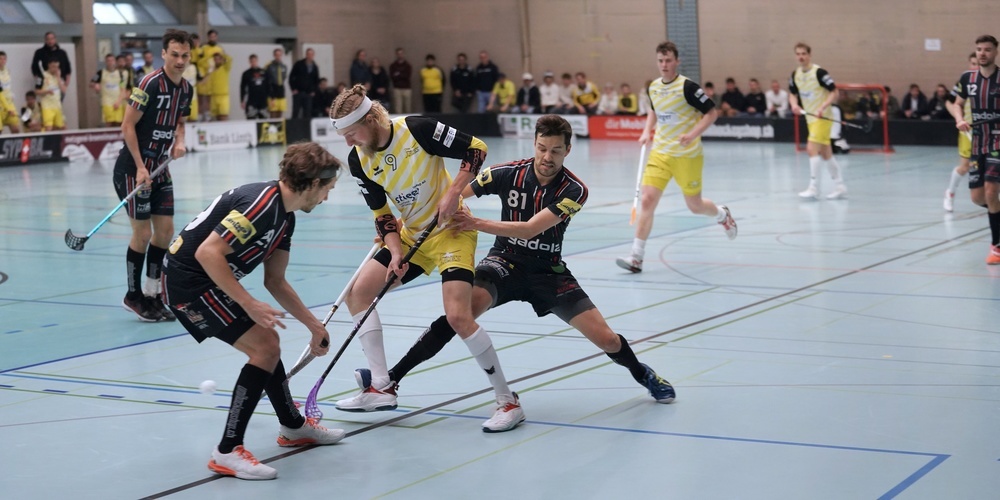 Duell auf Augenhöhe bis zur letzten Spielminute: Flames gegen Pfannenstiel.