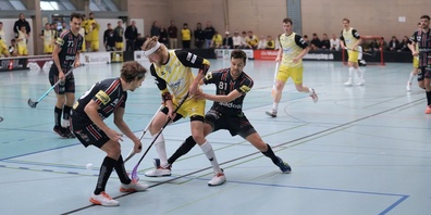 Duell auf Augenhöhe bis zur letzten Spielminute: Flames gegen Pfannenstiel.