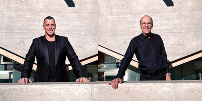 Simone Caggiula (links) und Eugen Stieger: die Macher hinter Planum Int. AG 