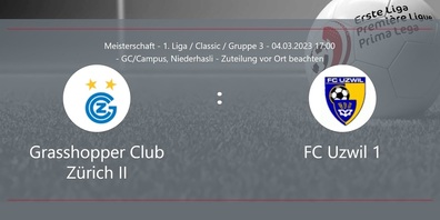 Keine Punkte gab es für den FC Uzwil bei GC II.