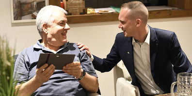 Vorstand verjüngt: Michael Fux (rechts) beerbt den abtretenden Hugo Schwitter.
