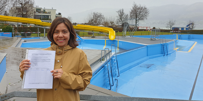Bianca Brunner: «So leer soll die Badi Lido nur im Winter sein.»