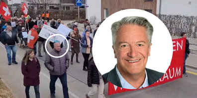 Der Wetziker SVP-Parlamentarier Rolf Müri war an der Demonstration in Seegräben dabei. Dass Exponenten der "Jungen Tat" dabei waren, habe er nicht gewusst.
