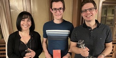 von links nach rechts Sandra Gantenbein, Simon Gisler, Raffael Lütolf