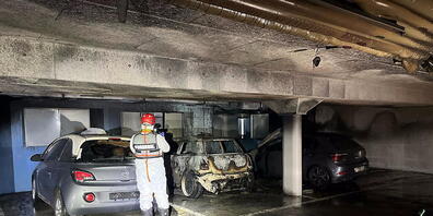 Der Brand in einer Tiefgarage in Gossau SG ist möglicherweise auf Brandstiftung zurückzuführen.