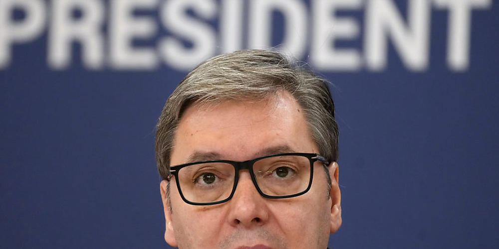 Der serbische Präsident Aleksandar Vucic hat am Sonntagabend den Generalstabschef der Armee an die Grenze zum Kosovo entsandt. (Archivbild)