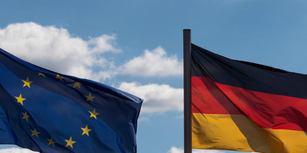 ARCHIV - Der deutsche Finanzierungsbeitrag zum EU-Haushalt ist auf einen neuen Rekordwert gestiegen. Foto: Robert Michael/dpa-Zentralbild/ZB