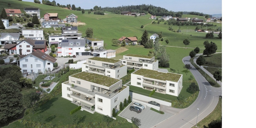 Eichbüel Bazenheid - Visualisierung Vogelperspektive.