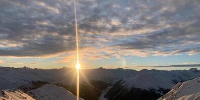 Oberhalb von etwa 1700 Metern über Meer herrscht in Bündner Skigebieten, wie hier in Davos Parsenn, weisser Winter.