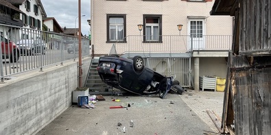 Unfall in Engelburg (Gemeinde Gaiserwald).