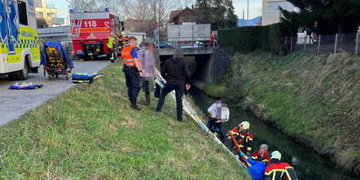 Die Bergung des Verunfallten gestaltete sich aufwändig