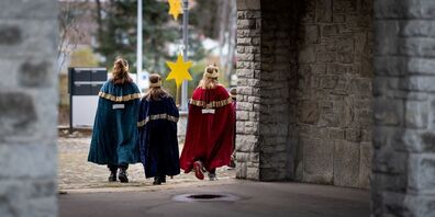 Die Sternsinger machen sich auf den Weg.