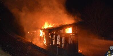 Bei der Brandserie in Scharans wurde lediglich ein Holzschopf zerstört. Der Sachschaden an den beiden anderen Brandorten war minim.