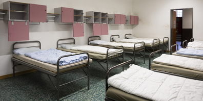 In der March lotet eine Arbeitsgruppe die Möglichkeit zur Errichtung einer regionalen Asylunterkunft aus. Unser Bild: Der Schlafsaal in der Asylunterkunft in der Freiburger Poya-Kaserne, die ab diesem Monat als Asylunterkunft für Flüchtlinge aus der Ukraine genutzt wird.