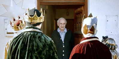 Die Sternsinger ziehen am 9. Januar 2024 durch Mörschwil.