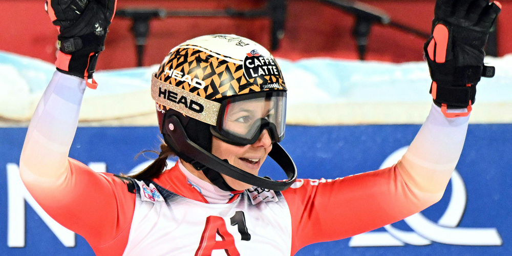 Wendy Holdener ist mit ihrem 4. Rang zufrieden.