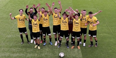 Die FC Widnau Juniors durften über den Finalsieg gegen den FC Montlingen jubeln