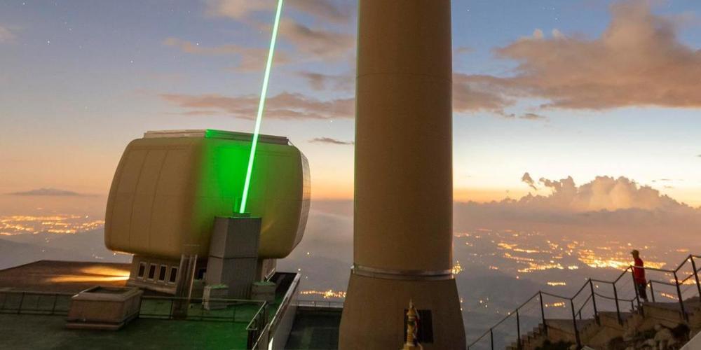 Die Forschungen auf dem Säntis zur Blitzableitung mit einem Laserstrahl waren erfolgreich