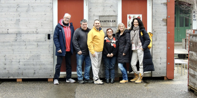 FOOD4U2 Team. v.l.n.r. Hans Peter Rathgeb, André Riva, Markus Arnitz, Beatrix Züger, Gisela Wasem, Silke Klingelfuss. (Es fehlen: Christopher, Luna, Jennifer, Thomas, Amy, Sonja, uvm.)