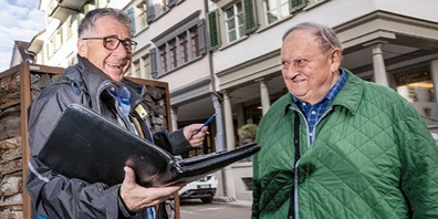 Kurt Grütter und Peter Oberhänsli