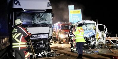 Den Einsatzkräften bot sich an der Unfallstelle ein Bild des Grauens