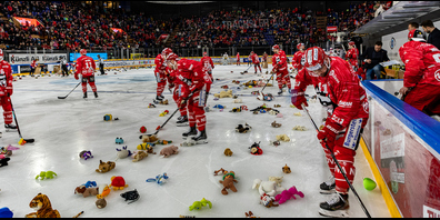 Die Lakers-Spieler wurden beim «Family Game» reich beschenkt.