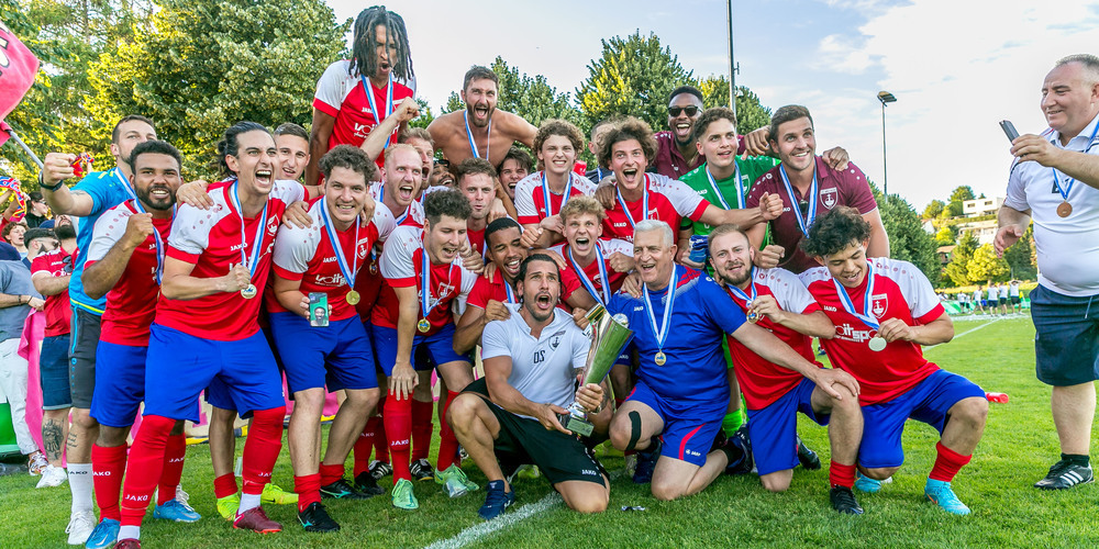 Sind sie die künftigen Legenden des FC Wiedikon? Die 1. Mannschaft des FCW gewann vergangenes Jahr das Finalspiel im Regionalcup gegen den FC Wiesendangen mit 1:0.
