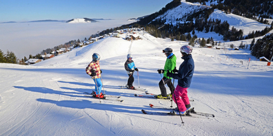 Schnee von gestern? Pistenplausch auf dem Skigebiet Sattel-Hochstuckli.