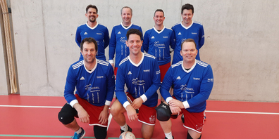 Stolze Wollerauer Faustballer, die erneut eine Top-Leistung abrufen konnten.