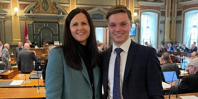 Andrea Abderhalden und Ruben Schuler