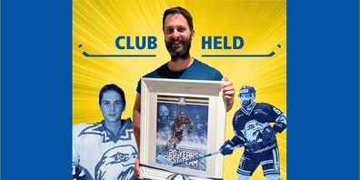 "Playing Legend" Thomas Bischof: 20-Jahr-Jubiläum im Fanionteam des EHC Uzwil.