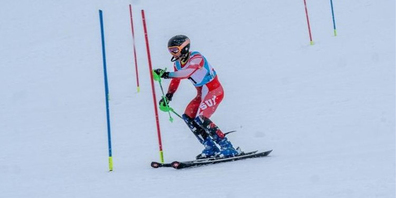 Viel Schnee in Trevisio: Aurelio Wyrsch verpasst knapp eine Olympia-Medaille. 