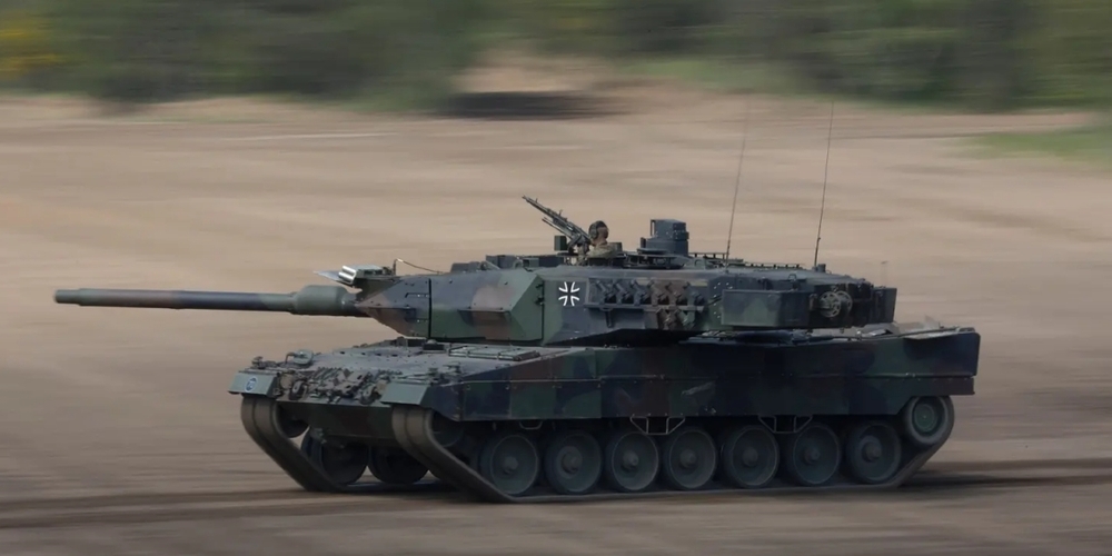 Schützenhilfe aus dem Westen: Leopard-Panzer für die Ukraine.