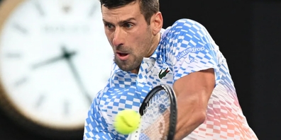 In Wimbledon auf der Überholspur: Novak Djokovic.